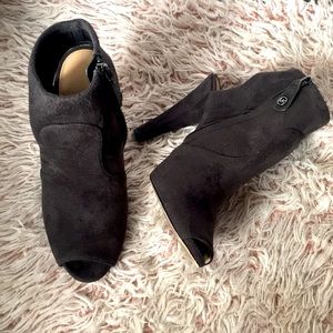 🐺Grey suede open toe MICHAEL KORS heels